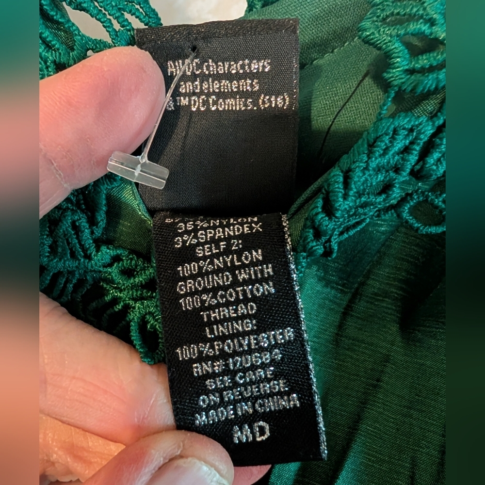 Dc Comics Poison Ivy Dress Sz. MD‎ - Picture 12 of 17